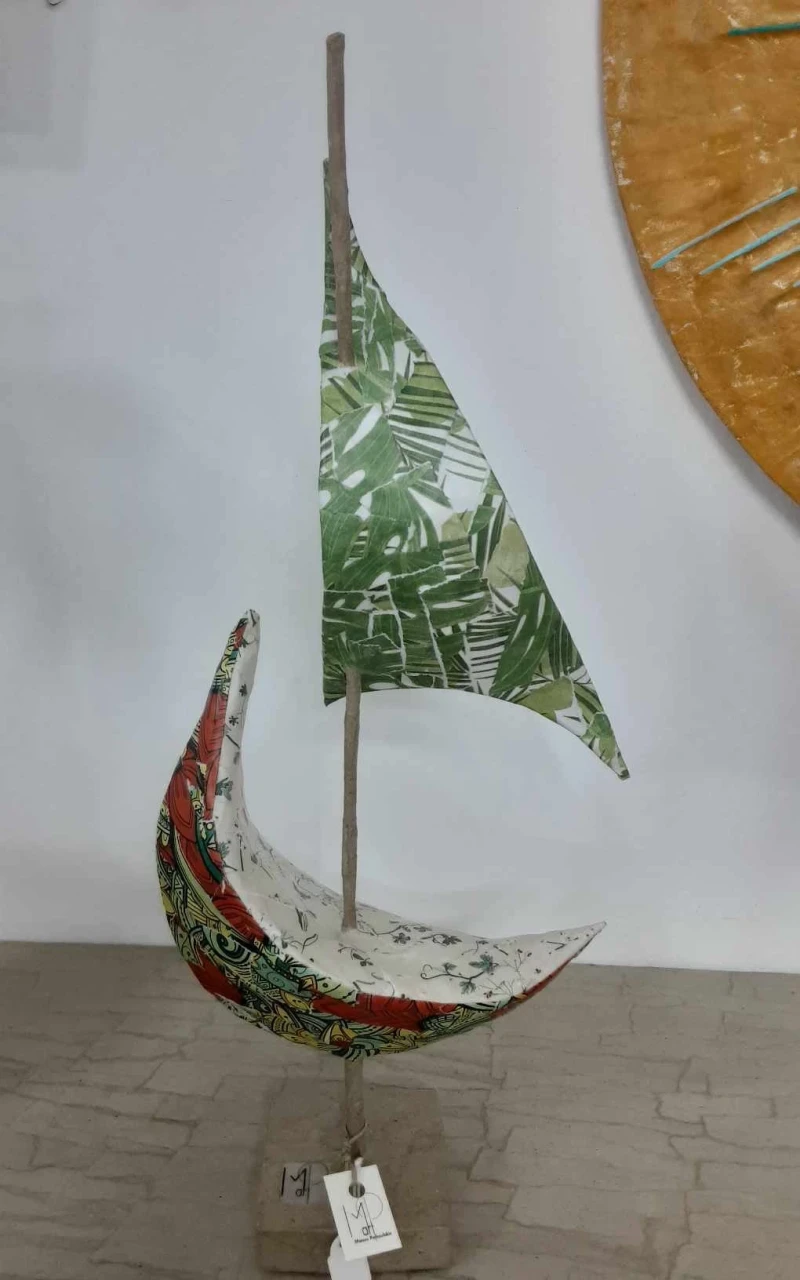 "Palm Boat“ by Markos Pothoulakis